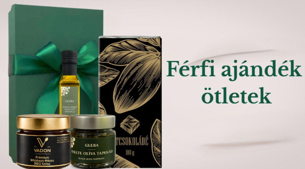 Férfi ajándék ötletek, ajándékcsomag házhoz szállítással