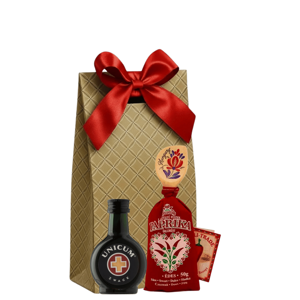 Unicum és paprika magyaros ajándék